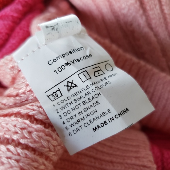 Pink Ombre Knit Set Size Large NEW! - Picture 14 of 14